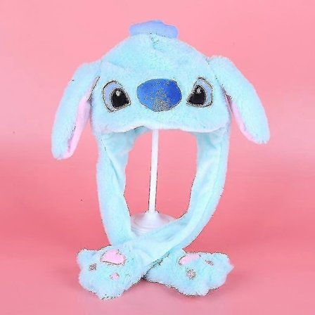 Pehmeä Pupu Korvakorva Liikkuvilla Korvilla - Mielenkiintoinen Söpö Pehmeä Pupu Hattu Lahja Tytöille - Yvan