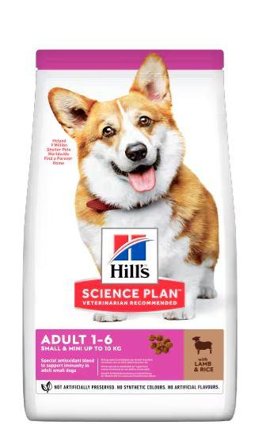 Hill's Science Plan Small & Mini Adult, Lam & Ris Tørrfôr til Hund - 1,5kg