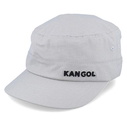 Kangol - Grå army Keps - Ripstop Army Grey Flexfit @ Hatstore