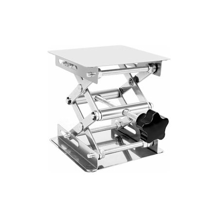 Labb hiss bord i rostfritt stål Labb lyftplattform Justerbar Labb hiss 45-