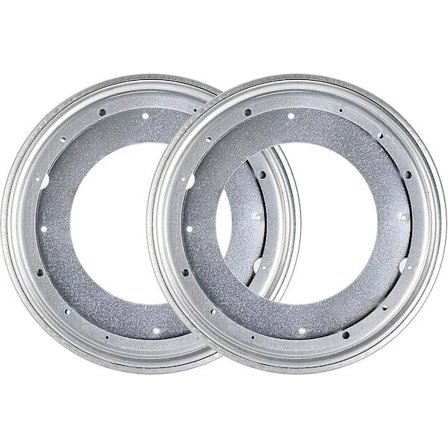2-pakke 12-tommers Lazy Susan 5/16 Tykk Dreieskive