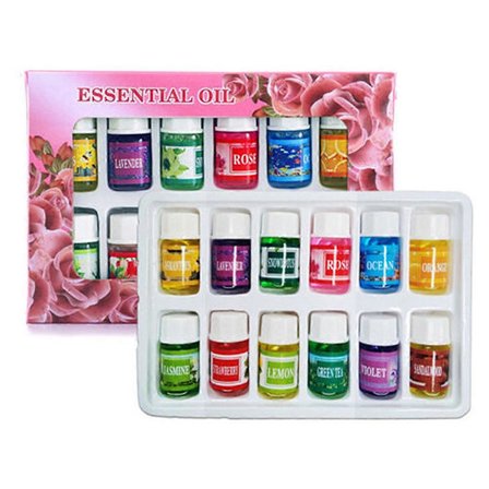 3 ml eterisk olja aromaterapi eterisk olja för luftfuktare smärta Stress relief eterisk olja presentförpackning 12-pack eteriska oljor Aroma, multicol