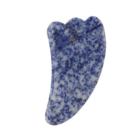 Naturlig kvartssten skrapningsplatta kroppsmassager Guasha platta skrapningsmassageverktyg