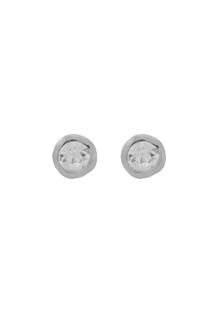 SNÖ of Sweden Kitty Crystal Ear Örhängen Dam Silver ONESIZE