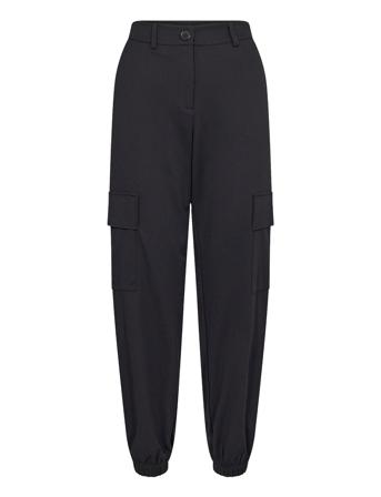 Sc-Siham Bottoms Trousers Cargo Pants Black Soyaconcept