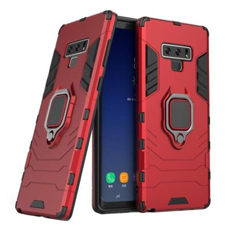 Samsung Galaxy Note9 Mobilskal Silikon Plast Metall Ringhåll