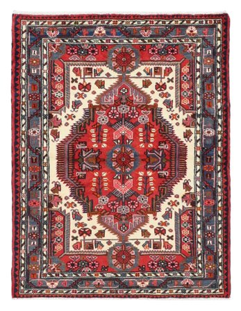 Oriental Hamadan Rug 110X145 Wool, Persia