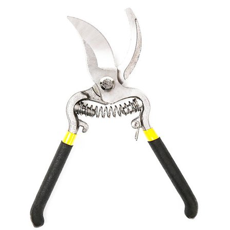 1-delt beskærersæt, dråbeformet smedet bypass-havesaks og manuel beskæresaks med stålblad