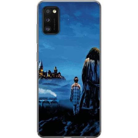 Samsung Galaxy A41 Genomskinligt Skal Harry Potter Hogwarts Le