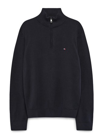 Tommy Hilfiger | Essential Cotton Zip Mock | S