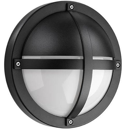 SG Armaturen Tanto Veggarmatur svart, 11,5 W, med skumringsrelé, Belysning