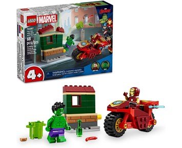 LEGO Super Heroes Iron Man med motorcykel och Hulk 76287