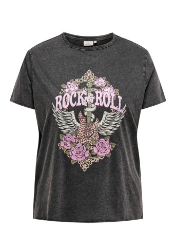 Carlucy Life Reg S/S Top Jrs Noos Grey ONLY Carmakoma