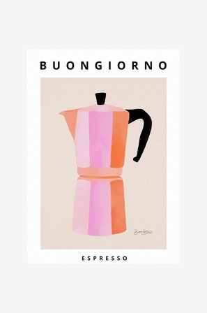 Pelcasa - Buongiorno Espresso - Beige - Posters - Fra Homeroom
