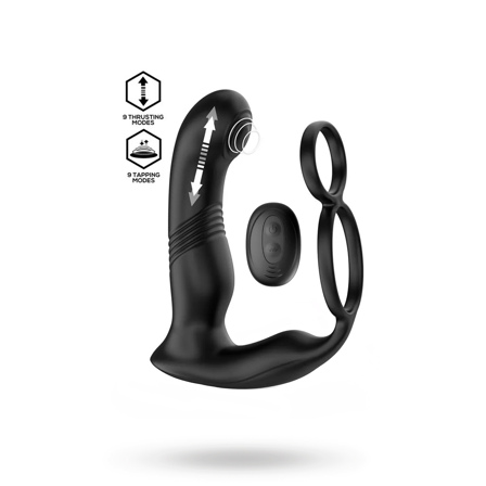Astex Prostate Massager With Thrusting & Tapping - Vuxen.se - Prostatastimulering, prostatavibrator, prostata plugg