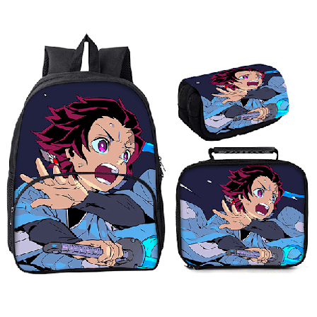 Ghost Slayers Blade Tredelad 16-tums skolväska Style 19