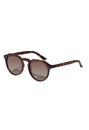 Pilgrim Alejandra Sunglasses Solglasögon Dam Brun ONESIZE