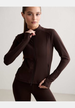 aim'n Sense Zip Jacket Träningsjackor Dam Brun M