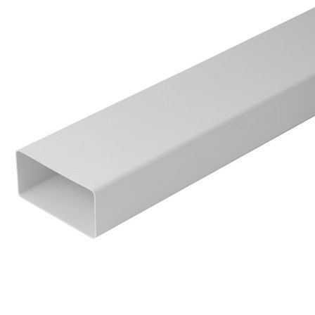 Europlast Flat ventilasjonskanal K-0.5 PVC 110x55mm/ 0,5m