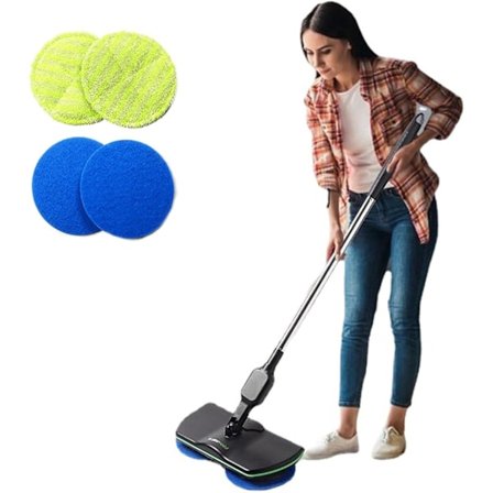 Sähköinen Mop 3 in 1 Langaton Pyörivä Lattianpuhdistaja Ladattava Pow