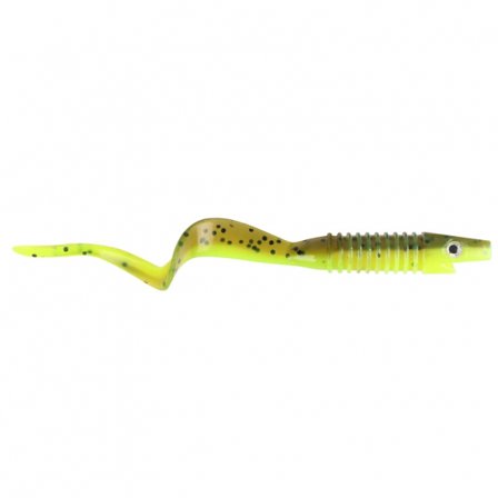 Pigster Tail, 16cm, 6g (8stk.) - Brown Chartreuse Flake