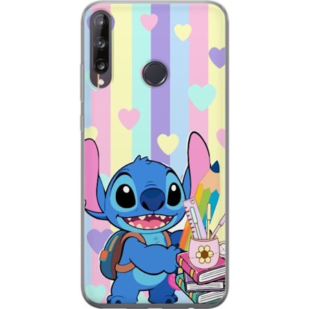 Kompatibel Mobilcover til Huawei P40 lite E BMW M4 i neonlime driftstil med graffiti og bygaderacerfølelse