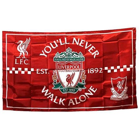 Liverpool Flag Banner 3X4.7ft England Premier Fodbold Soccer Flag Sjal
