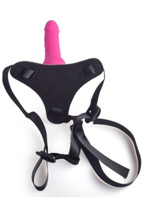 Kjøp TOYZ4LOVERS Naughty Games Strap-on Pink - Strap-on med sele | God pris
