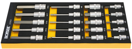 Ironside 103832 Bithylsesæt 1/2" hylser, Garageindretning & opbevaring