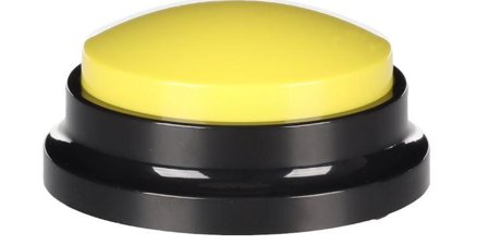 Innspillbare Knapper til Hund - Gul