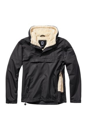 Brandit Windbreaker Sherpa Jacka Svart M