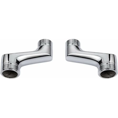 Duscharmbåge, Mässingsreduceringskoppling, Justerbar Svängarm, Armbåge Väggkoppling, 1/2 3/4 Offset-koppling, Krom A, från