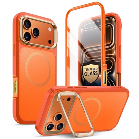 Supcase Telefontaske til iPhone 17 Pro Max Magsafe Ares Flip - Koral