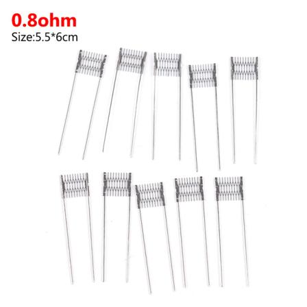 10Pc DIY Rebuild Mesh Coils 0.6/0.8/1.0/1.2ohm For Xros Calibur 0.8ohm