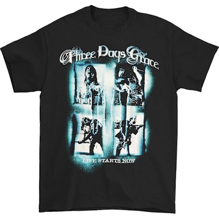 Three Days Grace Screaming Squares Tour T-shirt