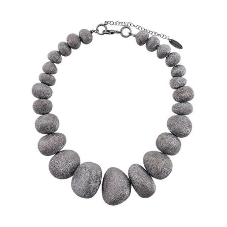 Brunello Cucinelli, Necklaces Grijs, Dames, Maat:ONE Size