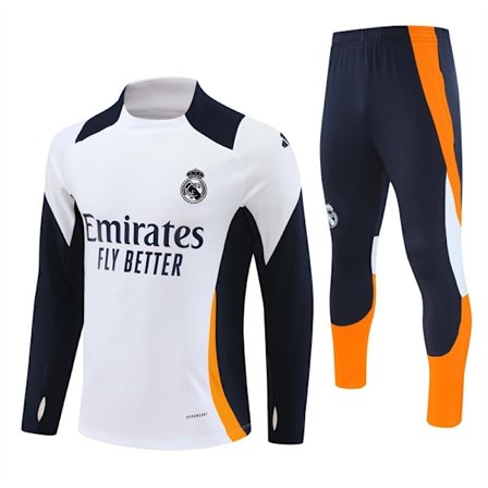 2425 sesong Real Madrid Marseille Atletico Manchester United Manchester City Portugal halv-trekk jersey drakt langarmet fotball treningsdrakt