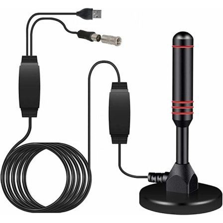 Digital Rod-antenn, Bärbar TV-antenn med magnetisk bas, Powe