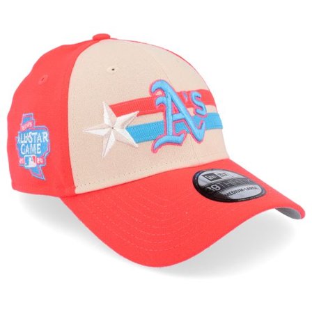 New Era - MLB Orange flexfit Keps - Oakland Athletics MLB 24 All Star Game 39THIRTY Beige/Orange Flexfit @ Hatstore