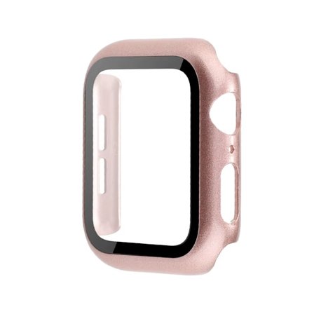 Stötdämpande Skal + Härdat Glas 2in1 till Apple Watch 49mm - Roseguld