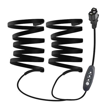 Opvarmede motorcykelgreb Elektrisk opvarmet håndtag Varmegreb Sæt Styr Varmer Grip Cover 3-gears kontrol