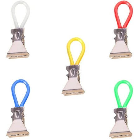 Håndkleholder, 10 stk metallhåndkleholder, klut holder, håndkle ho