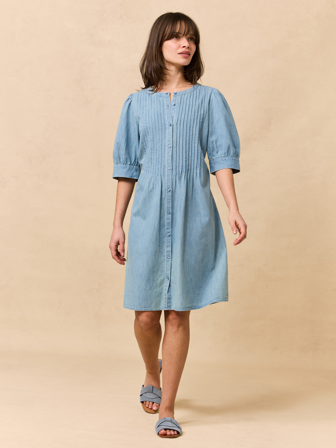 Jean Paul Femme - Petra kjole - Dame - Blå - Kjoler - XXL