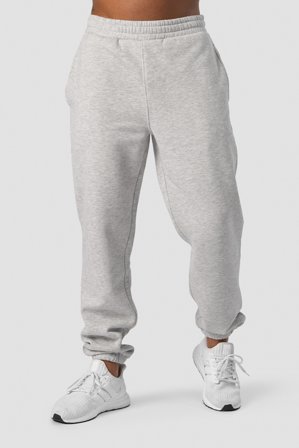 ICANIWILL - Everyday Sweatpants Men Light Grey Melange- Broek - Heren - sportkleding van ICIW