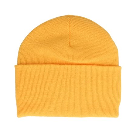 Yupoong - Gelb Cuff Mütze - Heavyweight Gold Beanie @ Hatstore