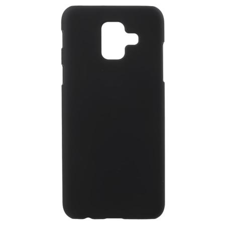 Samsung Galaxy A6 (2018) Rubberized Hård Plast Skal - Svart Svart
