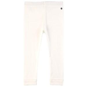 Kids - Petit Bateau White Logo Leggings 12 months - Bottoms - 12 months - White - Mädchen