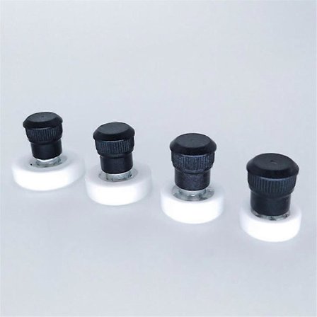 4 stk. Keramisk ler drejeskive, pottemageri trimmespinder metal roterende skive hjul synkron roter