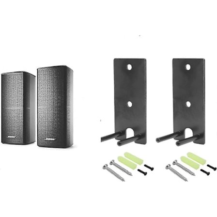 Väggfäste för Bose OmniJewel Lifestyle 650 Home Speaker, Bose Surround Speakers 700 Ersättningsfästen (1 par)