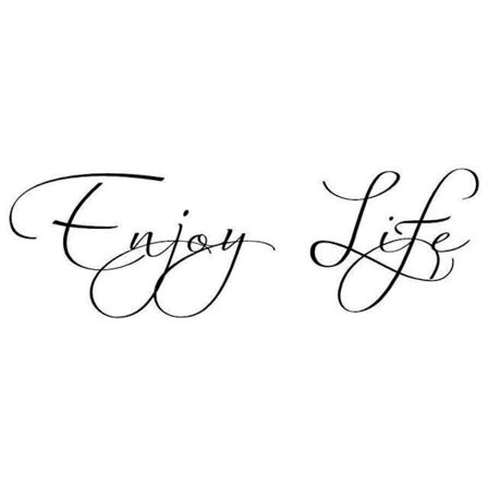 Väggord - Enjoy Life